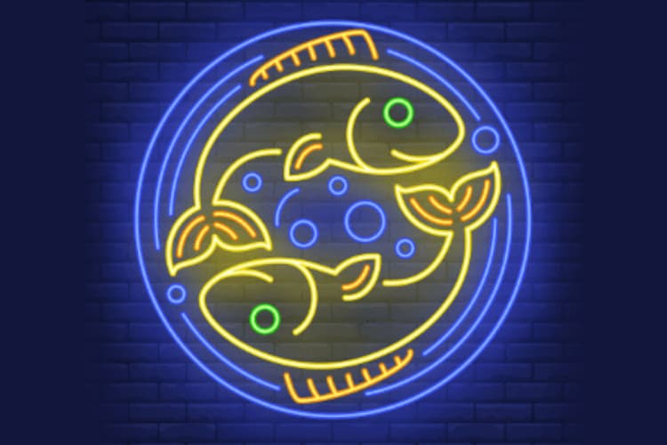 Pisces Symbol: The Fishes