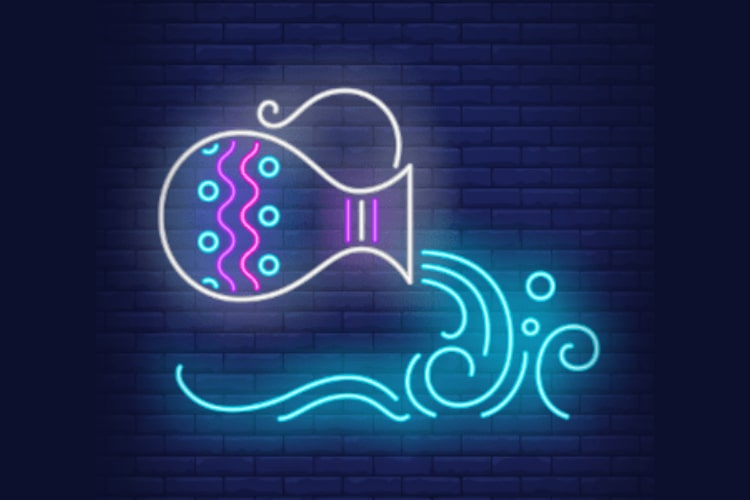 Aquarius Symbol (The Water-Bearer)
