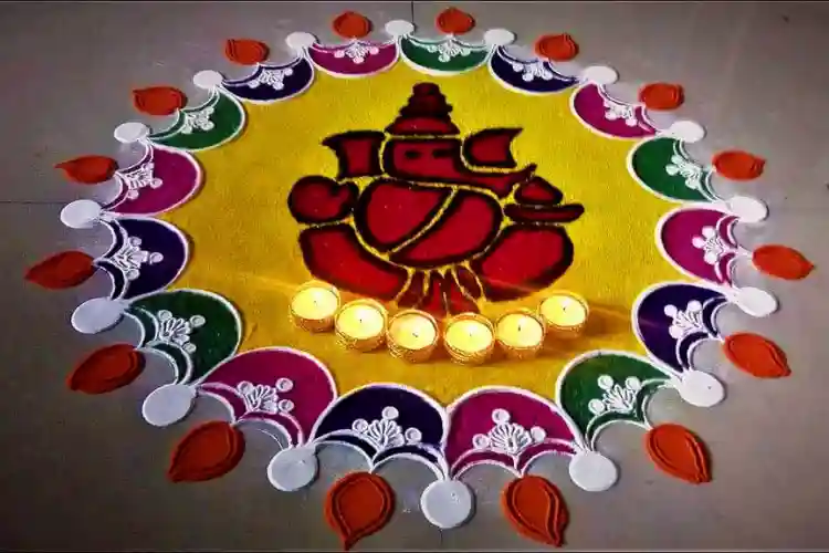 नवरात्रि पर रंगोली, घटस्थापना और गरबे का महत्व
