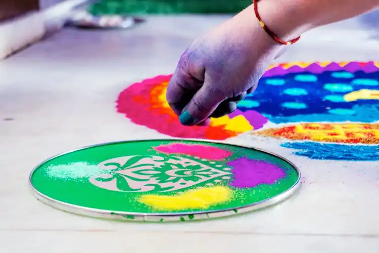Special Navratri Rangolis and its Significance